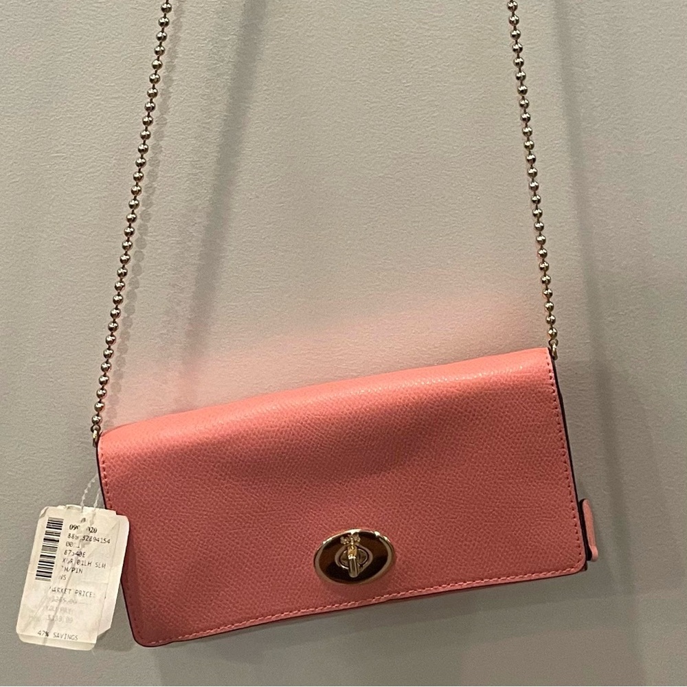 Coach Mini Crossbody Pink NWT
